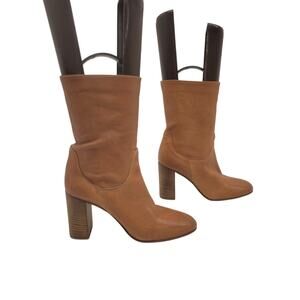 Free People Dakota Heel Suede Boots Made in Italy 36